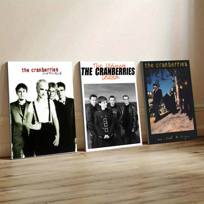 Ensemble de 3 affiches encadrées, reproductions sur toile de la pochette de l'album Zombie des Cranberries, collection ultime, affiches musicales No Need to Argue pour la décoration intérieure, art mural pour salon, chambre, studio de musique