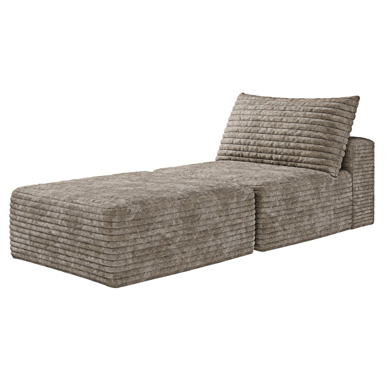 Canapé-lit convertible simple avec coussin