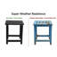 Table d'appoint extérieure Adirondack en PEHD écologique