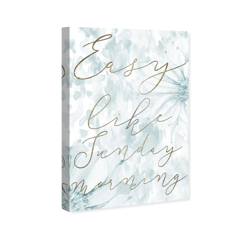 Typographie et citations faciles comme citations et dictons de famille - reproduction d'art, H 24 po x l 16 po x P 1,5 po