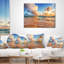 Coussin lombaire cloudscape sur plage magnifique