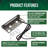 Dark Bronze Low Voltage Integrated LED Metal Step Light Pack