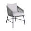 Chaise de patio avec coussin Brysa