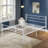 Queen Size Bed Frame Metal Platform Bed Frame with Headboard & Footboard, Mattress Foundation ,No Box Spring Needed-657654148-558640282