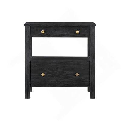 Table de chevet 2 tiroirs
