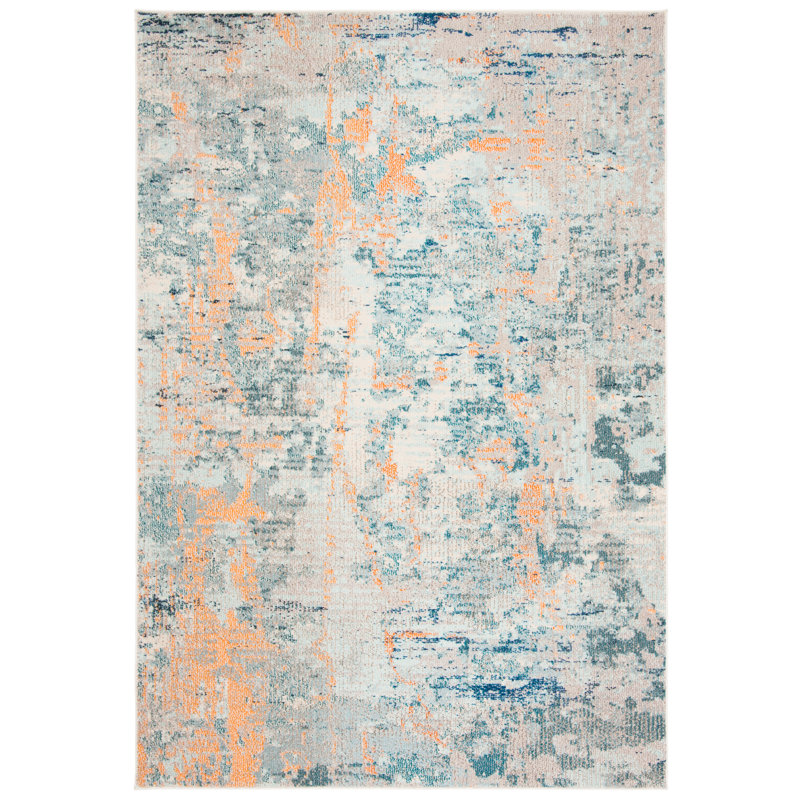 Eustace Abstract Hand Woven Area Rug, Rectangle 122 x 183 cm