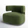 Bascom Upholstered Swivel Barrel Chair