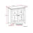 Cosmopolitan 30"W Solid Wood Modern Low Storage Cabinet with Glass Doors and Adjustable Shelves-838377471