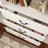 6 Door 3 Drawer Storage Cabinet With Adjustable Shelves & Partial Glass Doors