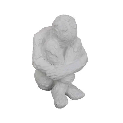 Roy Abstract Contemplative Man Figurine,  Art, 15 Inch