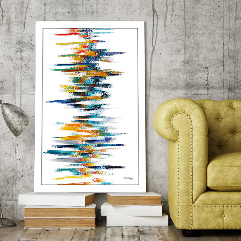 Romans 11: 20 Stand By Faith (vertical) par Mark Lawrence, reproduction, Cadre blanc, H 49,5 po x l 33,5 po x P 1 po