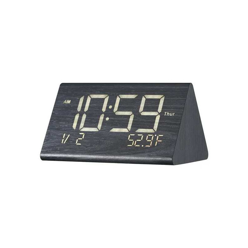 Réveil-matin numérique avec double réveil USB Veve