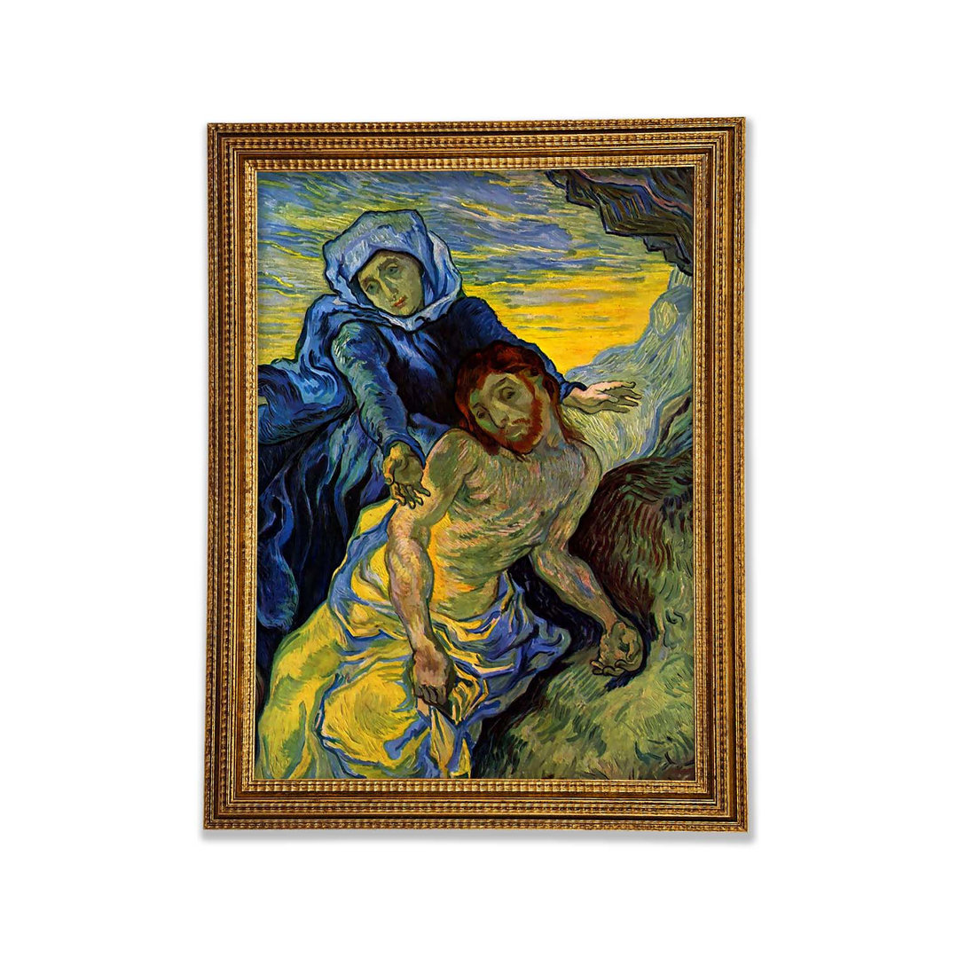 Pieta (von Eugene Delacroix) von Van Gogh - Druck