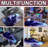 70" X 55" Purple Shadow Shooting Battle Game Rug - Colorful Bomb War Design, Polyester Non-Slip Gaming Carpet For Bedroom Playroom-885428131
