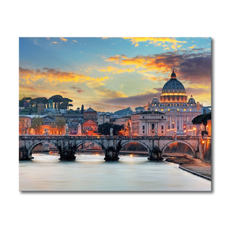 Stretched On Wooden Frame Print on Canvas, 80cm H x 100cm W x 2cm D