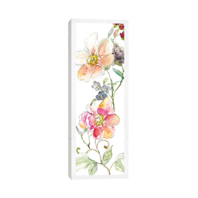 Trailing Blooms II by Carol Robinson - Panoramic Print on Canvas