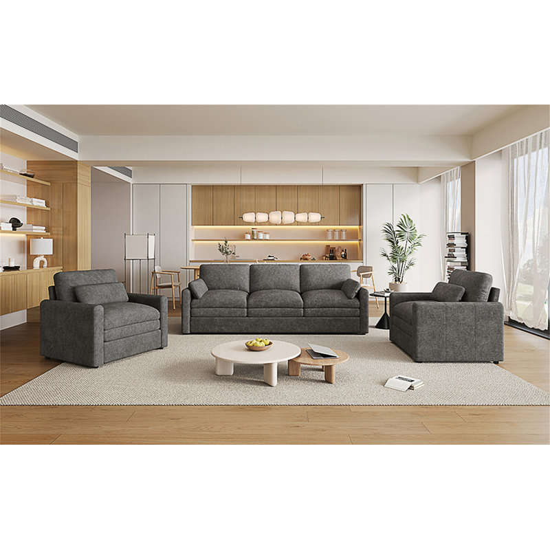 Canapé rembourré surdimensionné Comfy Cloud Canapé, Gris