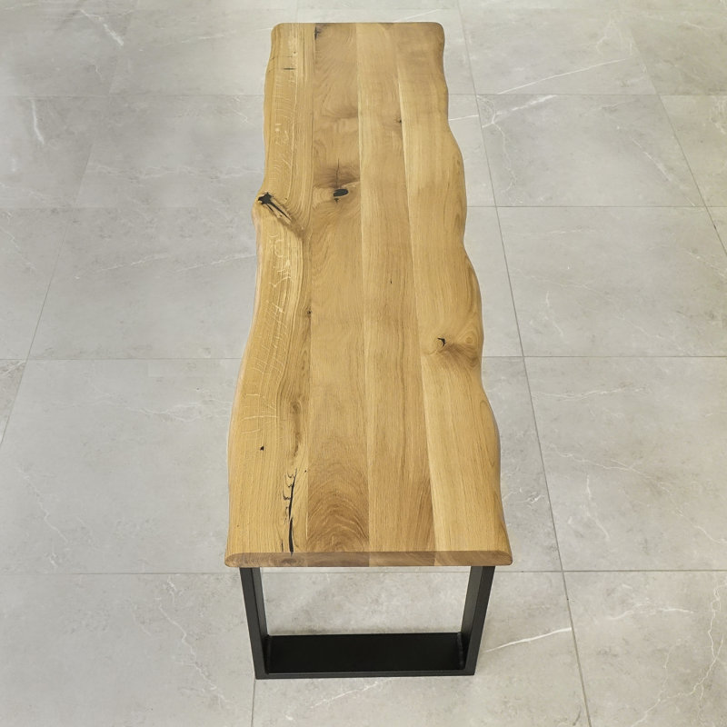 Johnson Solid Wood Bench, H49 x  W120 x D40cm, Natural Oil