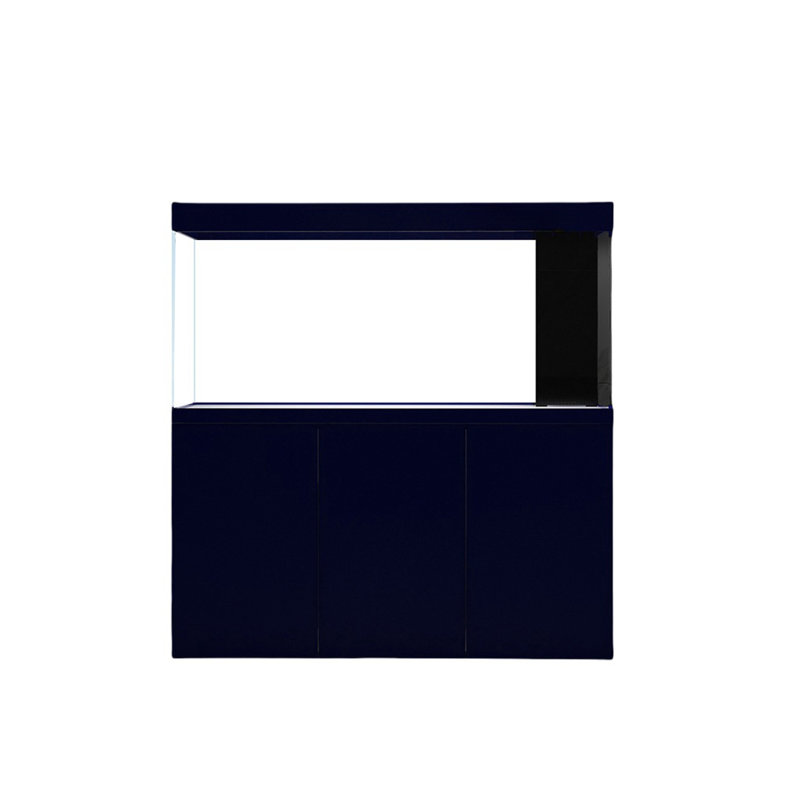 Réservoir d'aquarium sur pied rectangulaire bleu marine, 95 gallons (H 61 po x l 59 po x P 15,7 po)