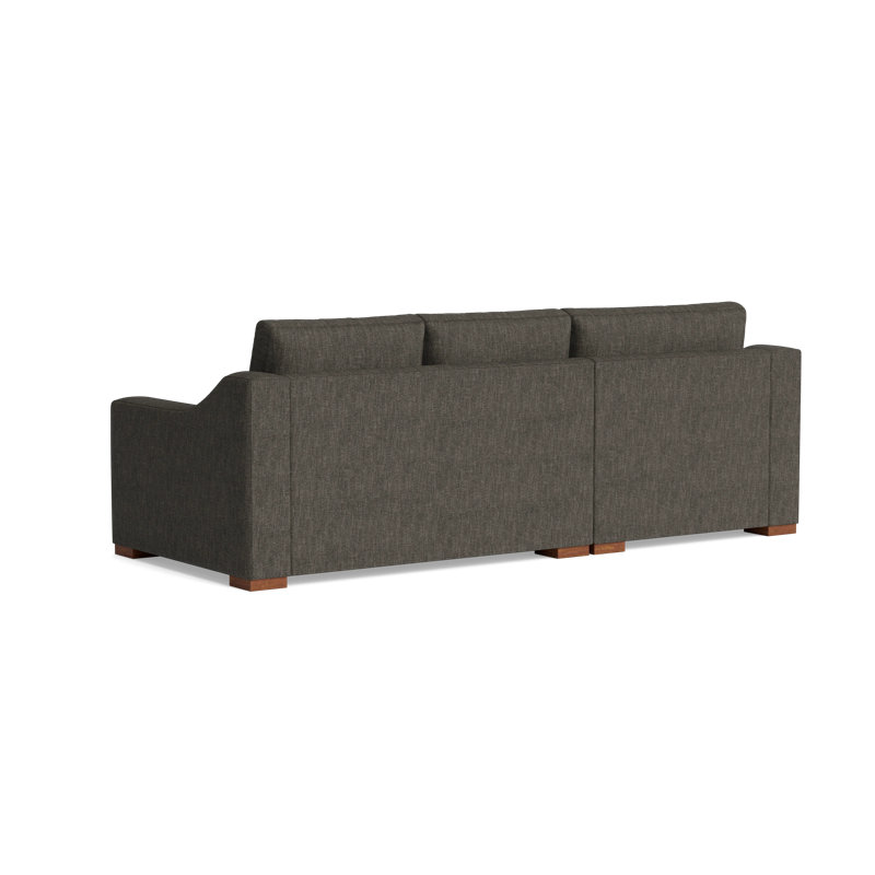 Lucca Sectional, Left Hand Facing, Performance Weave - Onyx