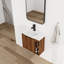Meuble-lavabo simple 24 po avec comptoir en céramique 24 po
