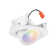 RetroBasic Connect RGBW Adjustable Downlight, Dynamic Colour Red Green Blue White, Matte White, 4"