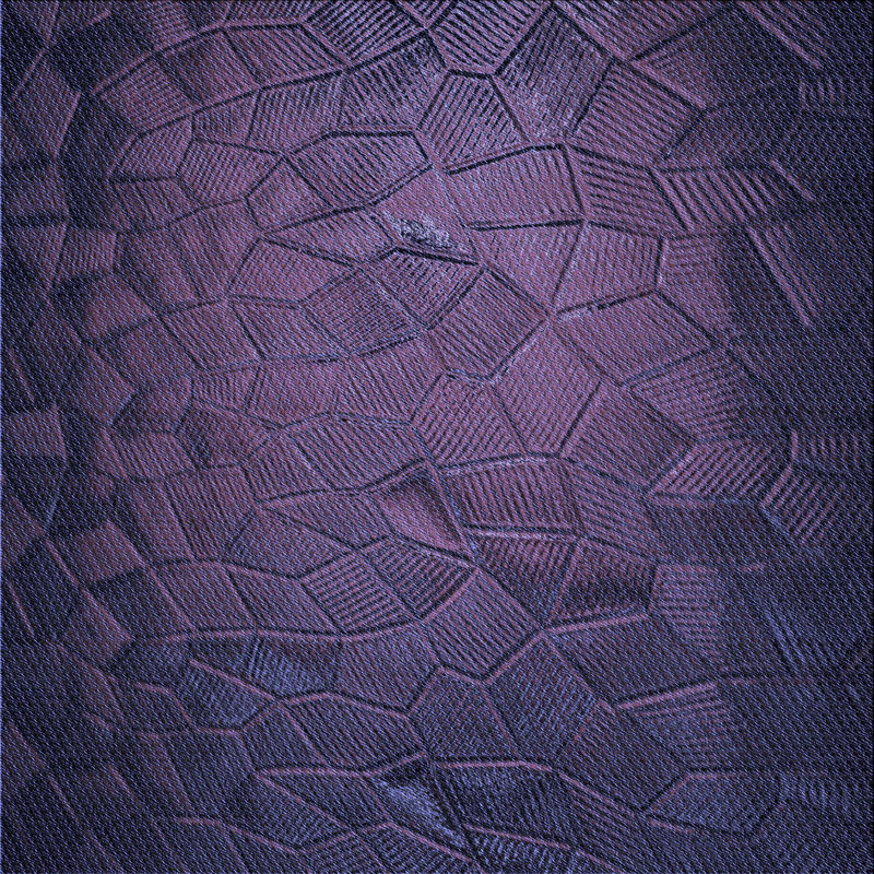 Tapis 100% à motifs lavables à la machine 2989 Pat738_BLU, Carré 3 pi