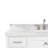 Cambridge Single Bathroom Vanity with Carrara Marble Top-88398693