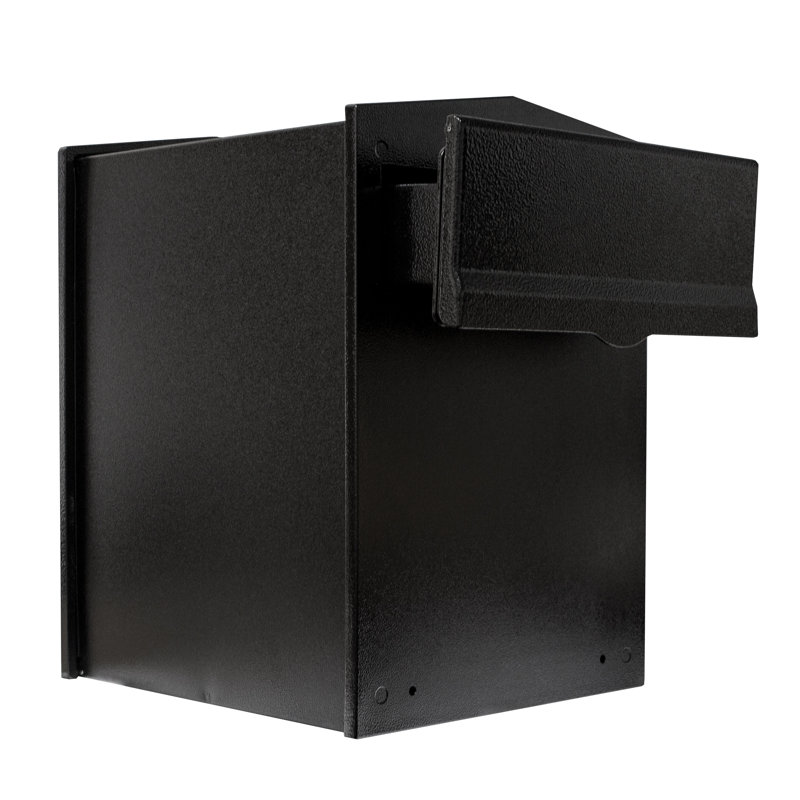 Liberty Aluminum Wall Mounted Mailbox, Black