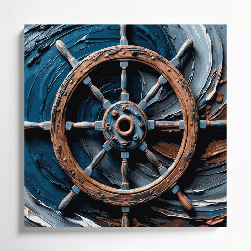 Art mural sur toile gris, H 12 po x l 12 po