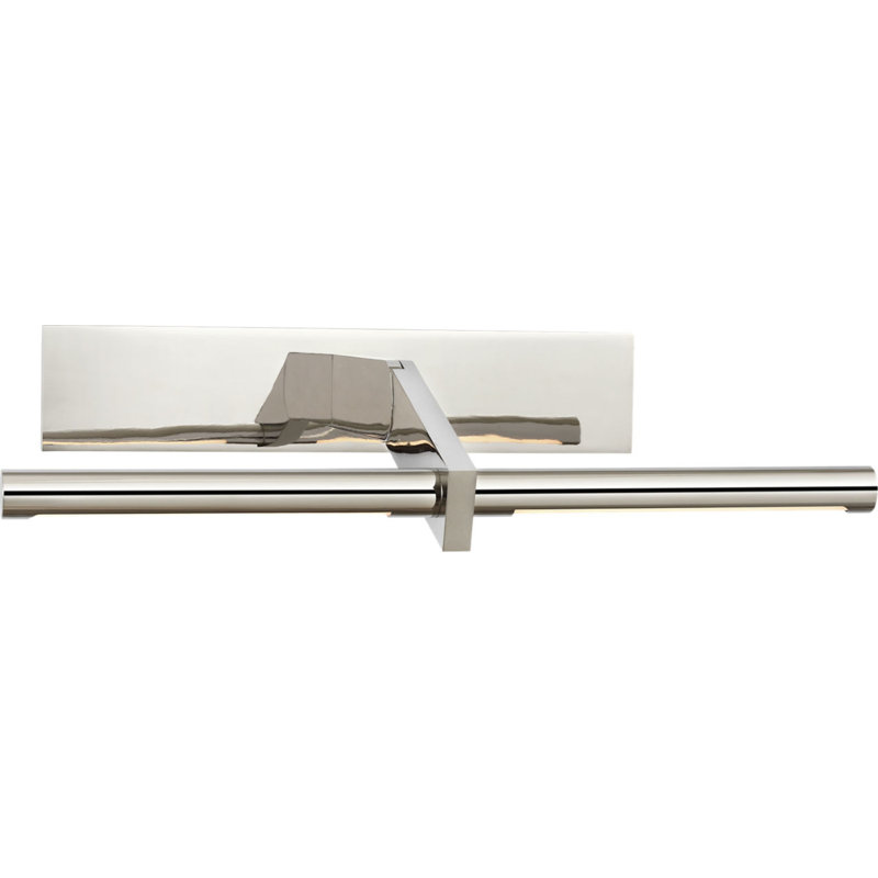 Axis Pivoting Library Light, Polished Nickel, 3" H x 18" W x 13.25" D