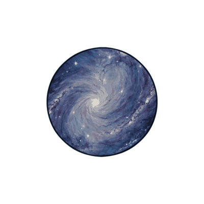 Machine Washable Purple Area Rug
