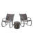 Elodia 2 - Person Patio Conversation Set