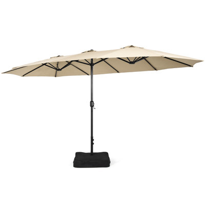 Gerardi 15' x 9' Rectangular Market Umbrella