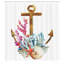 Ensemble de rideau de douche et crochets Anchor-44238751