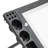 Tempered Glass Steel Drafting Table