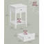 Table de chevet blanche Brookford