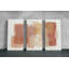 Reproduction d'art abstrait triptyque, art mural terre cuite terreux, 3 pièces de décor minimaliste bohème, peinture de rouille beige moderne, art de la galerie neutre, reproduction de peinture-1556449135-1556449130