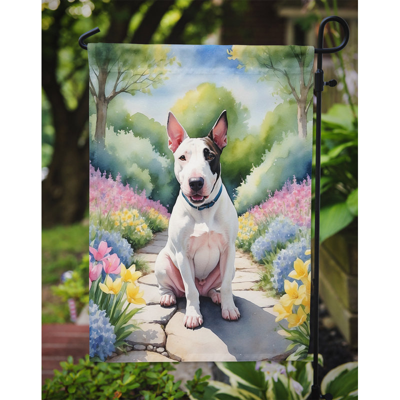 Drapeau de jardin en polyester à double face H 15,5 po x l 11,25 po Taneli