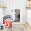 Porte frontale en bois apprêté blanc avec cadre Cosco-122500593