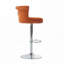 Ensemble de 2 tabourets de bar en velours-574597541