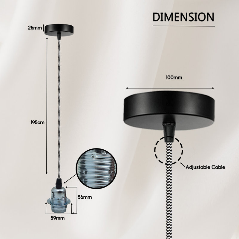 Bardolph 2 - Light Single Pendant, Blue, Chrome