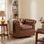 Fauteuil club pivotant Chesterfield