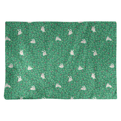 Napperon en coton 18 po Bunny Rabbit