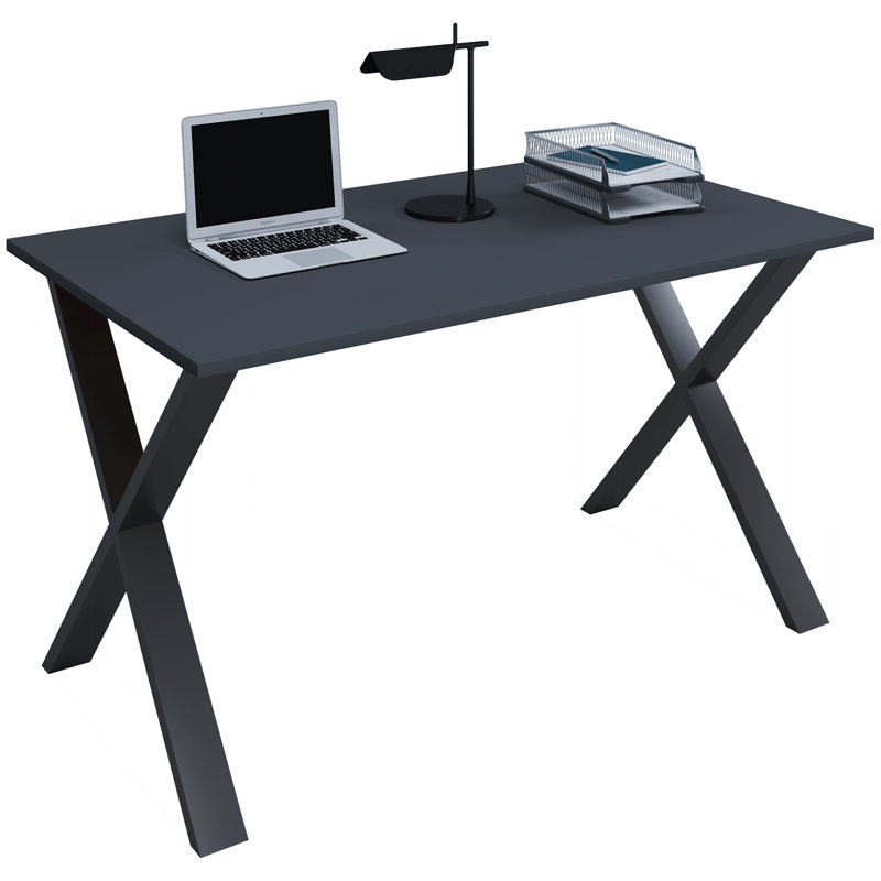 Randalle Writing Desk, Black, 76cm H x 140cm W x 50cm D
