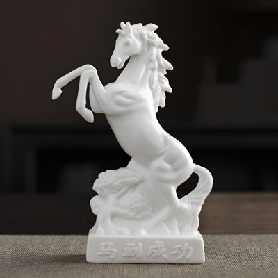 Ceramic Horse Statue For Wealth And Home Decor