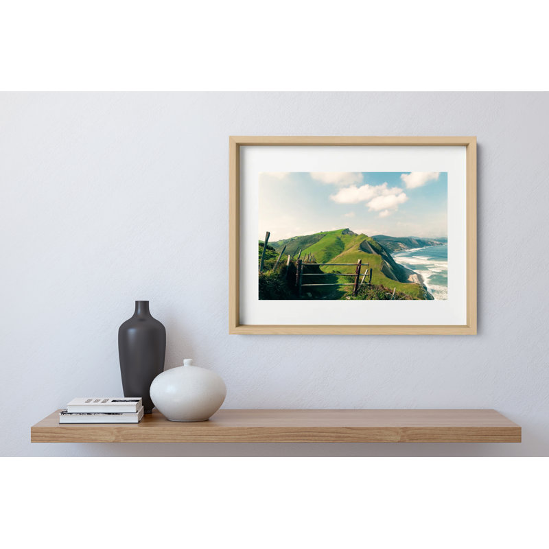 El Camino Print by Joseph Regan, 22" H x 26" W x 0.75" D, Natural