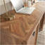 Bureau d'ordinateur, finition brune