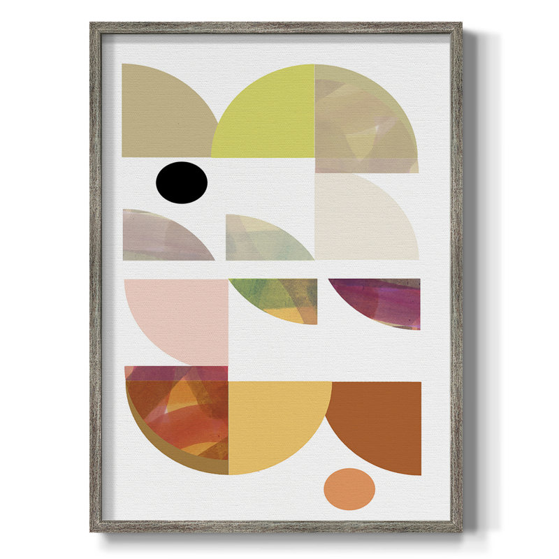 «Dorset Shapes III», reproduction encadrée - bois massif, H 11 po x l 9 po
