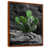 Toile avec cadre flottant brun